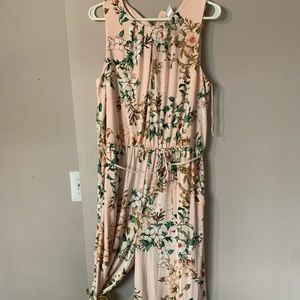 Floral print pantsuit